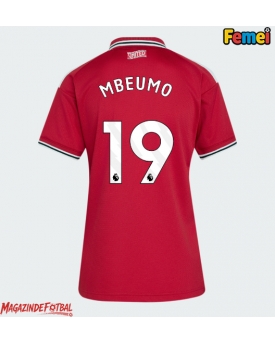 Manchester United Bryan Mbeumo #19 Tricou Fotbal Replică 2026-27 Femei Acasa Manchester United Bryan Mbeumo #19 Tricou Fotbal Replică 2026-27 Femei Acasa